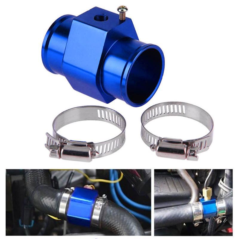 Auto Parts Digital Water Temperature Gauge + Volt Water Temperature Sensor Head Plug Joint Pipe Sensor Radiator Hose Adapter NPT
