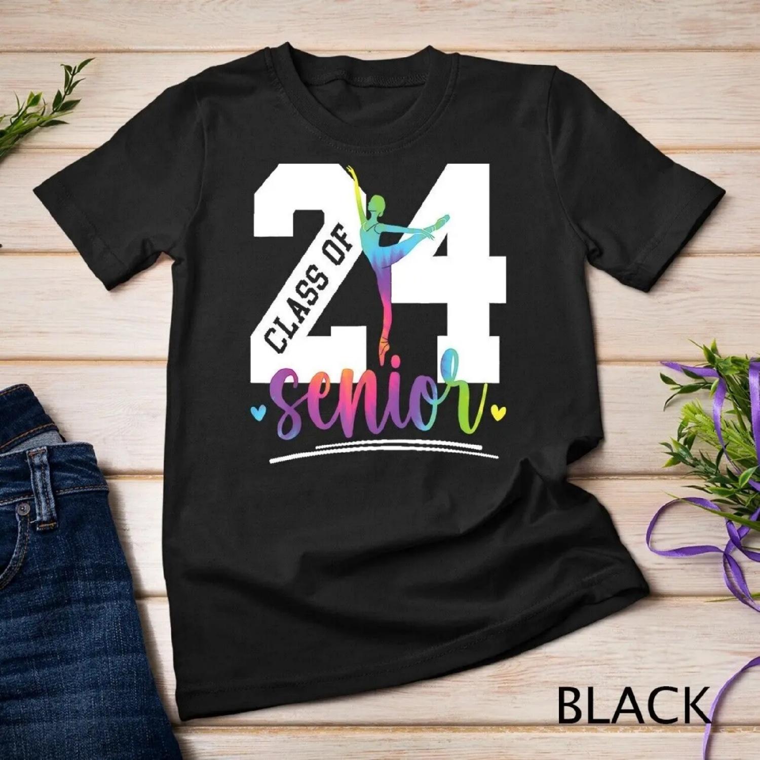 Class Of 2024 Dance Senior Dancer T Shirt XXXXXL разноцветный