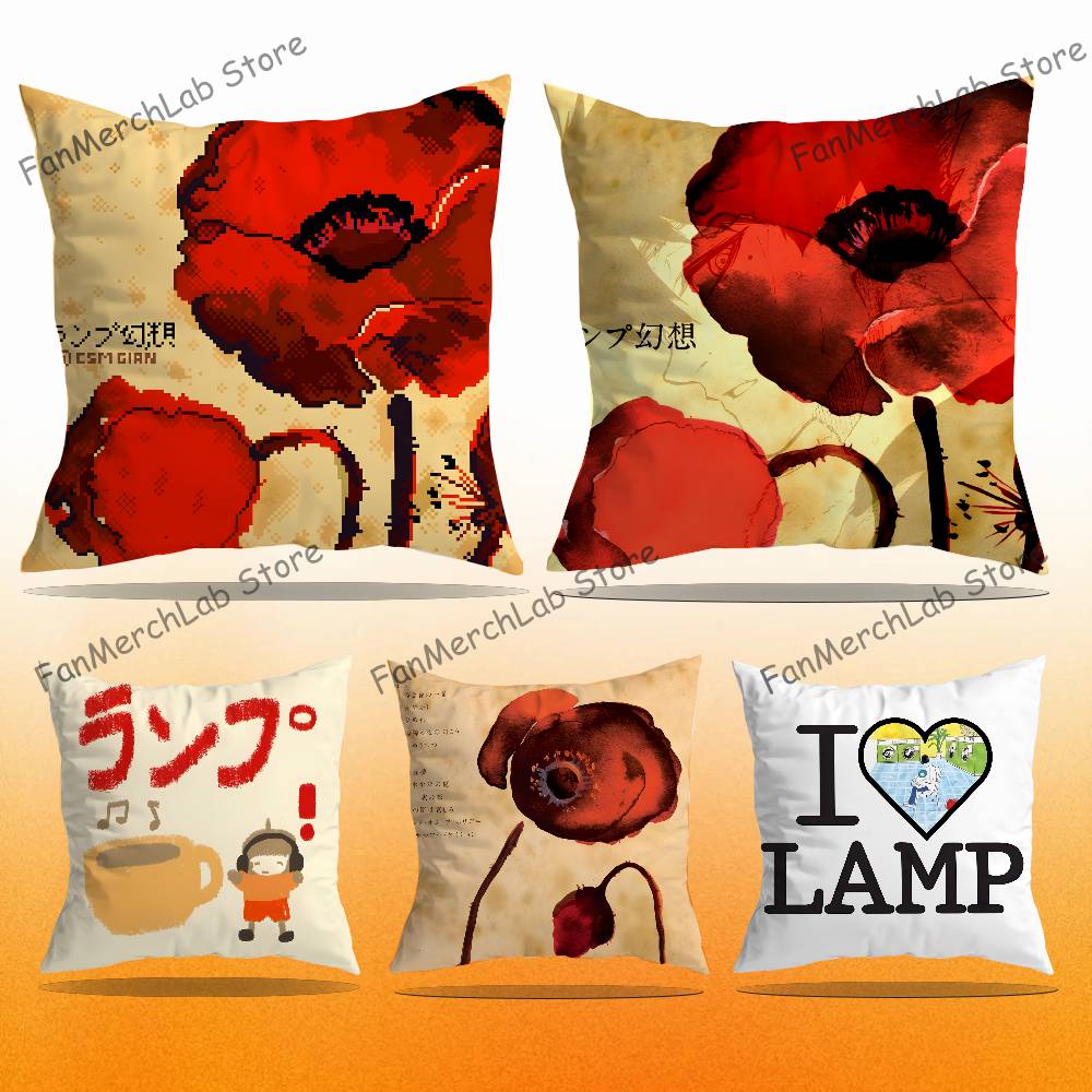 Band LLamp S Pillow Case Plush Fabric Soft Pillowcase Double Sided Print Sofa Cushion Cover Throw