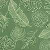 Bench Cushion Leaf Design 150 X 50 X 3 Cm Oxford Fabric