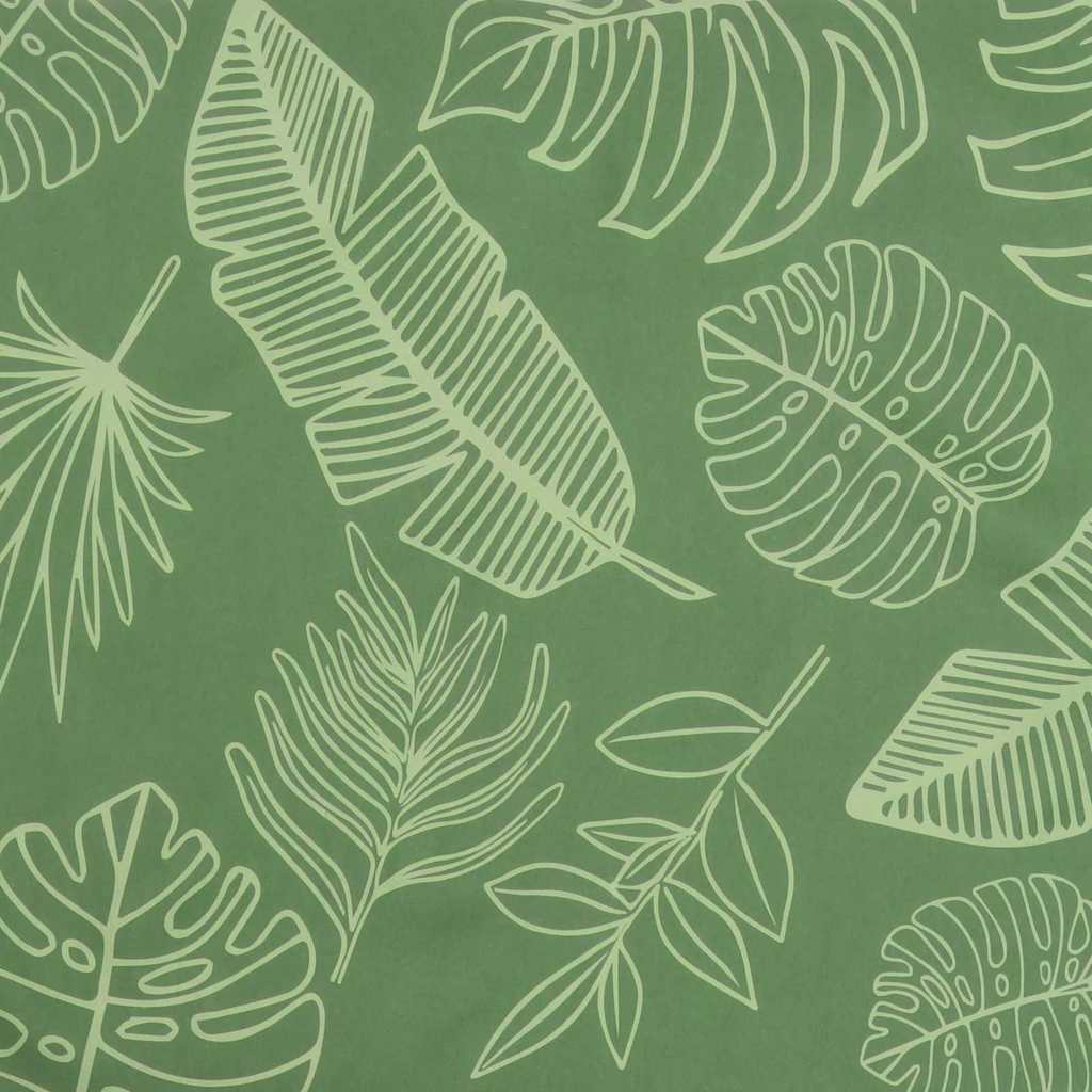 Bench Cushion Leaf Design 150 X 50 X 3 Cm Oxford Fabric