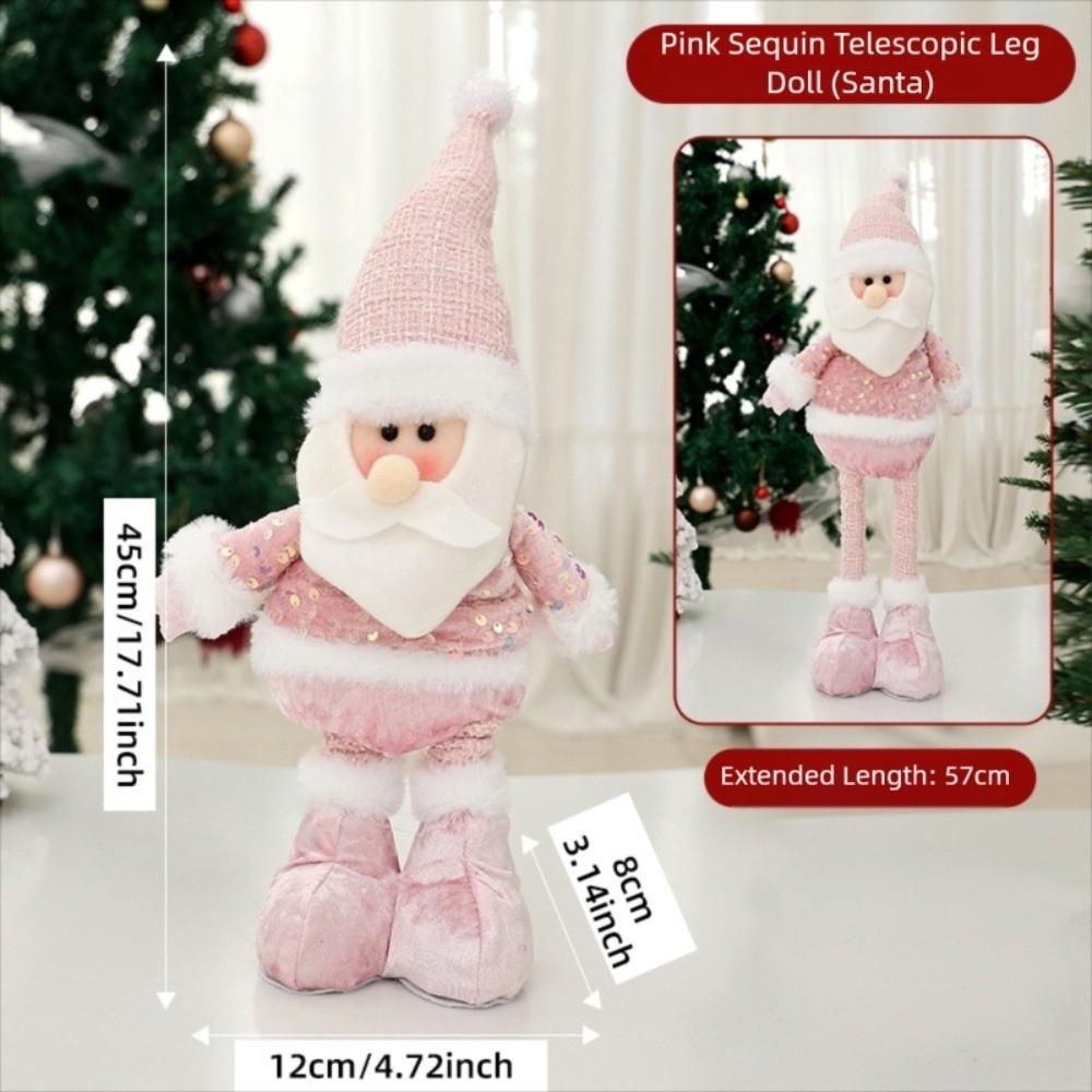 Standing Expandable Snowman Doll Matching Supplies Elk Doll Christmas Decorations  Christmas Decor