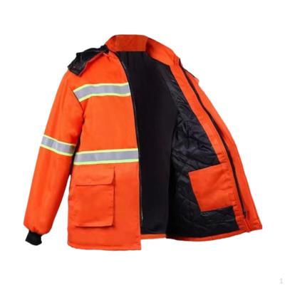 Safe Jacket for Men Women Insulated Hooded with Pockets and Zipper
