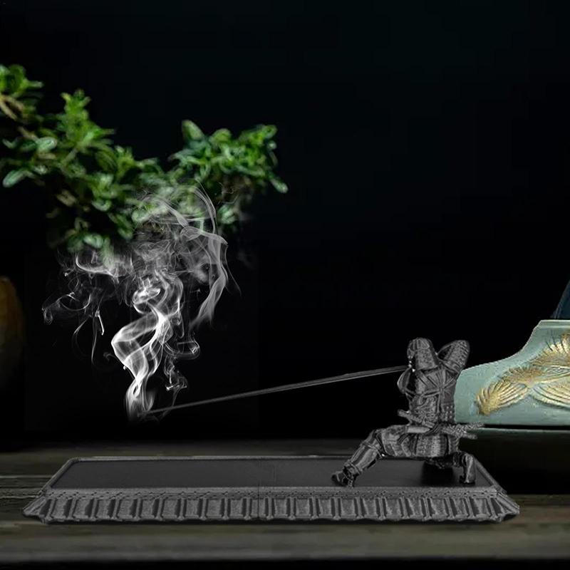 Kreativ røkelsesholder Røkelsesholder Japansk Samurai Japansk Stil Røkelsespinnestativ Aromaterapi Ornament Hjemmedekor