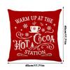 Christmas Pillow Covers 4 Pieces 18X18 Inch Square Seasonal Pillowcases Living Room Cushion Cover For Home Farmhouse Couch