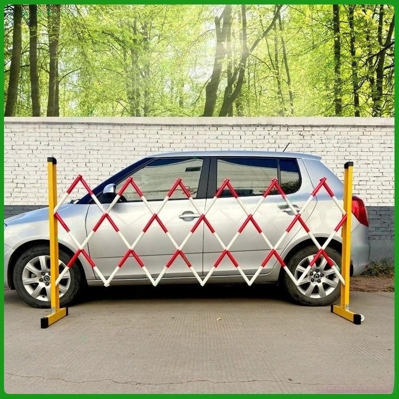 Movable Power Safety Construction Isolation Baffle Fiberglass Telescopic Fence Insulated Collapsible Tubular Guardrail