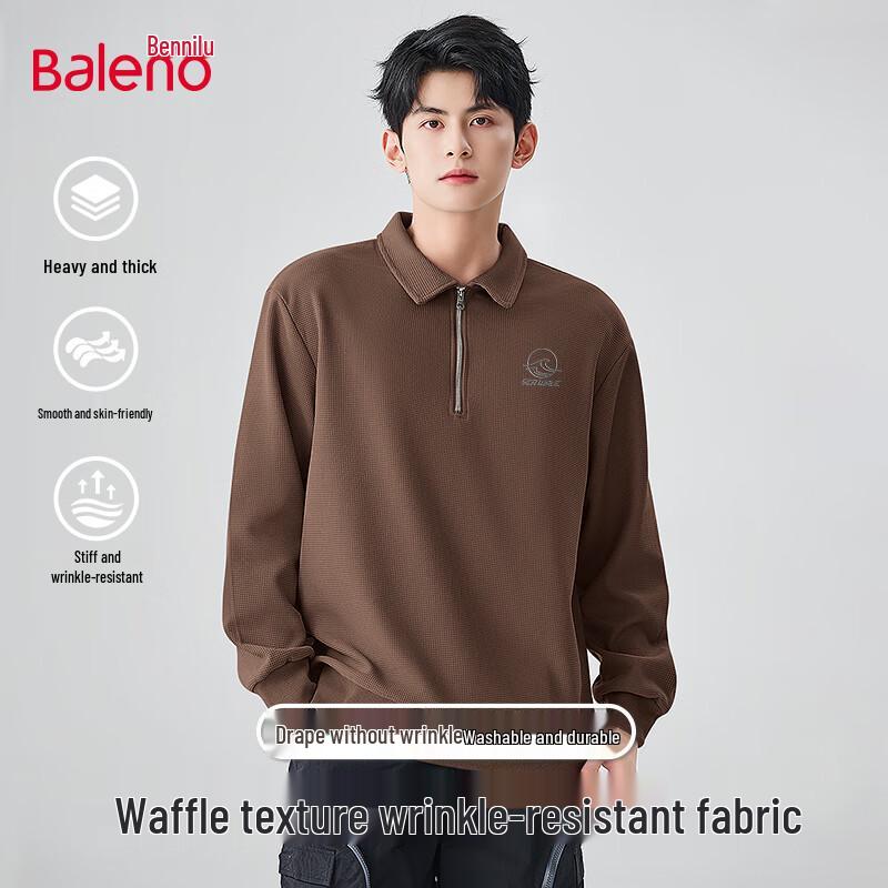 

Baleno Men s Waffle Knit Pullover Sweatshirt 2XL