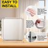 6Pcs/Set Round Square Door Handle Protection Pads Transparent Reusable Door Stoppers Wall Protecion Thickened Self-Adhesive