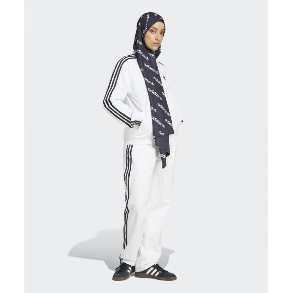 Adidas Woven Track Top   White Jd5328