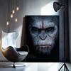 Rise Planet Maymunlar Tuval Boyama Hayvan Orangutan Posteri ve Baskılar Duvar sanat resmi Cuadros Ev Dekor Oturma Odası için