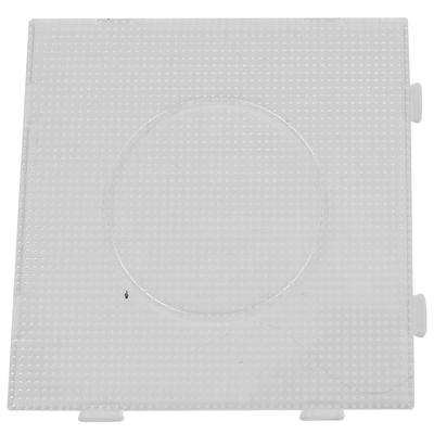 Transparent Geometric Pegboard Template Kids Children Toys for 2.6mm Perler Beads (Big Square)