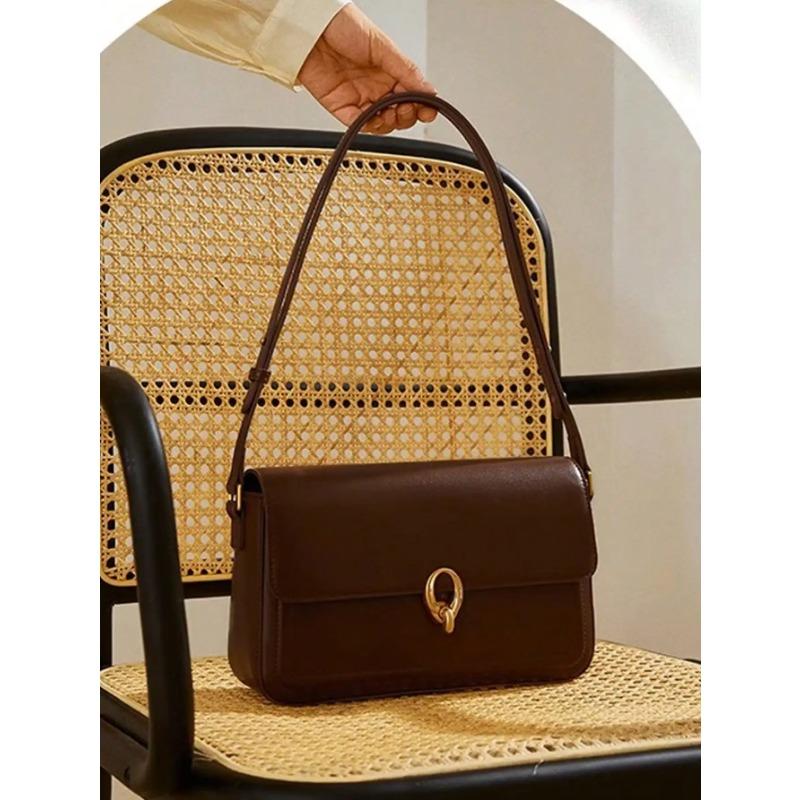 Retro Women's New High-end Texture Niche Underarm Bag Crossbody Shoulder Bag Female Fashion Casual Bag