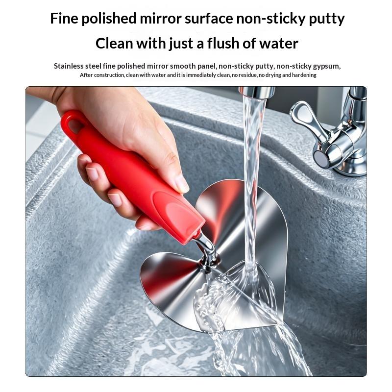 1Pcs Plasterboard Plastering Putty Knife Wall Repair Tool Stainless Steel Drywall Corner Trowel Inside Outside Corner Knife