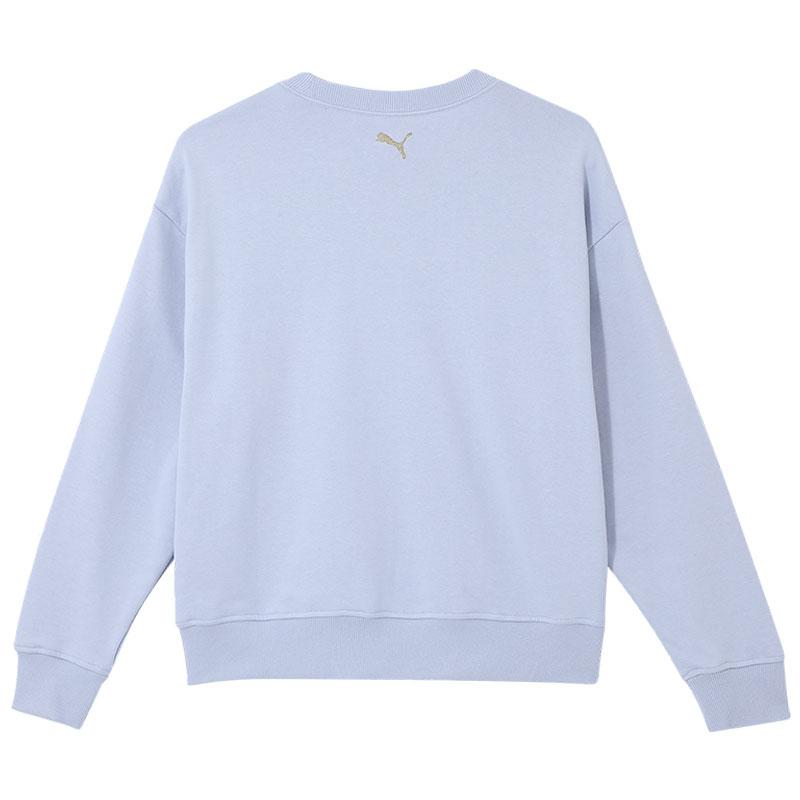 New PUMA Sweatshirt Women's Light Blue 631424-47