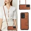 Für Samsung Galaxy M32 5G/A32 5G Hülle Ständer TPU+PU Leder Kartenhalter Handyhülle