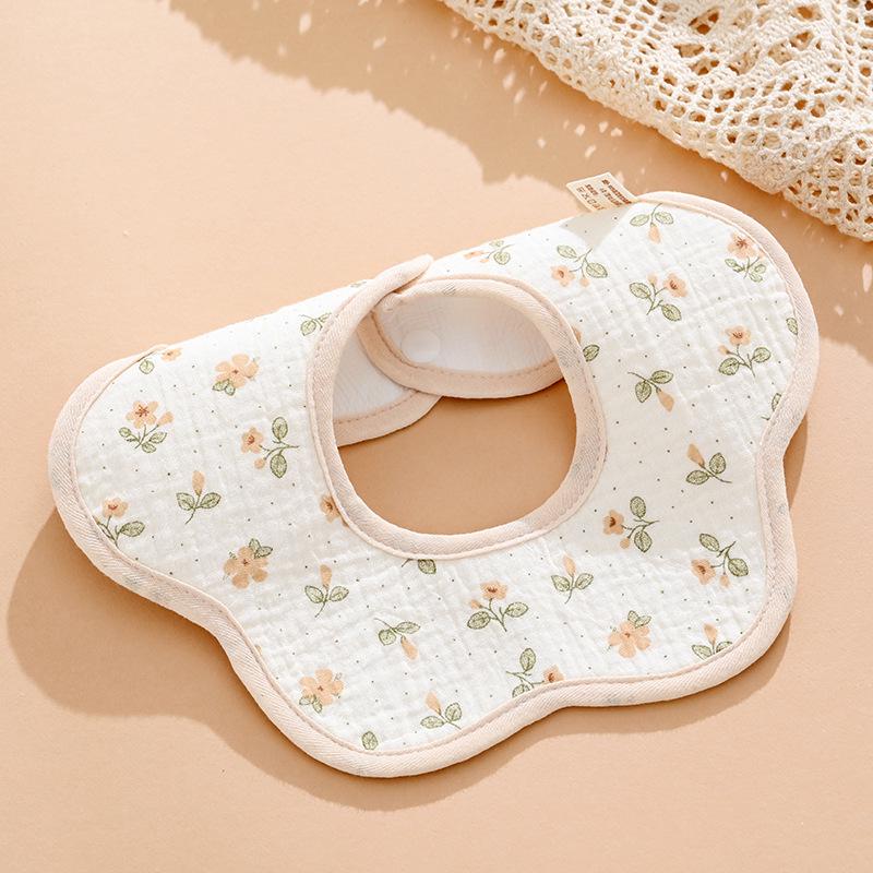Pure Cotton Waterproof Baby Bibs for Boys - Newborn Feeding Drool Bibs