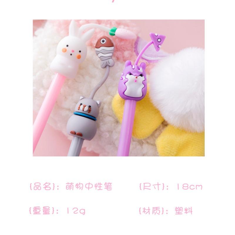 Cartoon Shaped Cute Neutral Pen Creative Ballpoint Signature Pen Student Stationery Gift