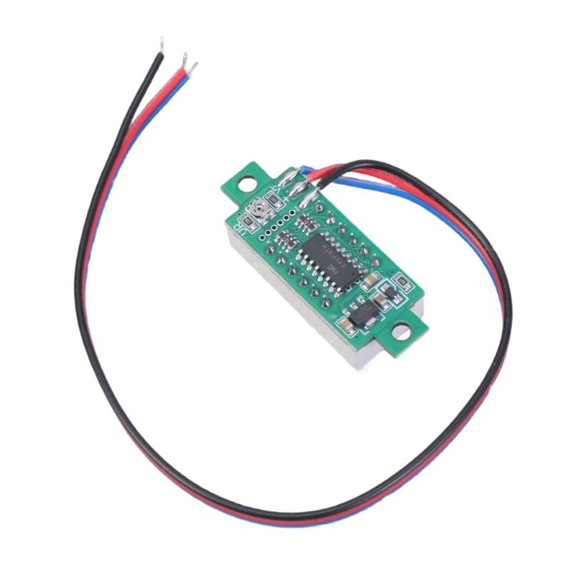 Funcational 4Digit LED Voltmeter Voltage Tester Panel Meter DC0-100V With Reverse Connection Protections for Car