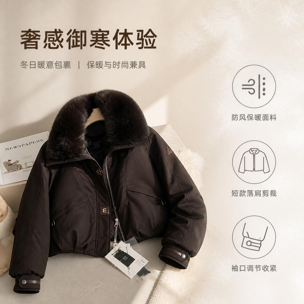Short padded jacket for women's autumn and winter new popular thin small loose casual with warm cotton clothes