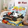 FELIX Print 2D Flat Pattern Flannel Blanket High quality All Seasons Warmth and Comfort Perfect for Christmas Gifts.