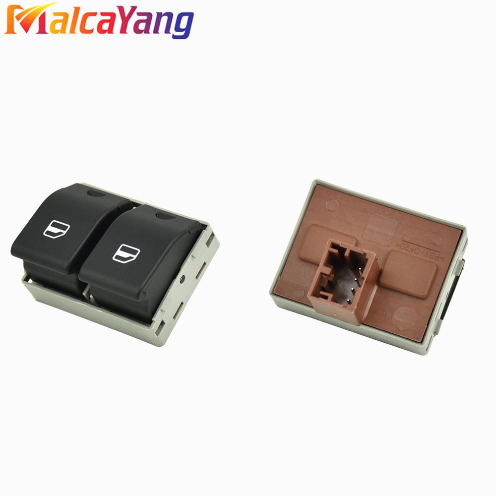 6Q0959858 High Quality Electric Power Window Switch Button For VW /Polo 9N /Seat /Ibiza /Cordoba 2002 2003 2004-2009 6Q0959858A Pushbutton Switches 3