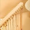 New Large Necklaces Easel 12/18 Hooks Removable Bracelet Display Board Solid Wood Display Stand Set Up Stalls