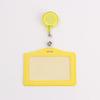 Women Men Student Retractable Badge Reel ID Card Holder Cover Case Nurse Badge Lanyards Fashion PU Leather Card Holders Set