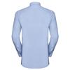 Russell Collection Mens Oxford Tailored Long-Sleeved Shirt