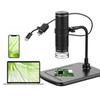 3 In 1 HD 1000X Digital Microscope LED USB WiFi Microscope Mobile Phone Microscope Camera with Stand for Smartphone PCB Inspection Tools