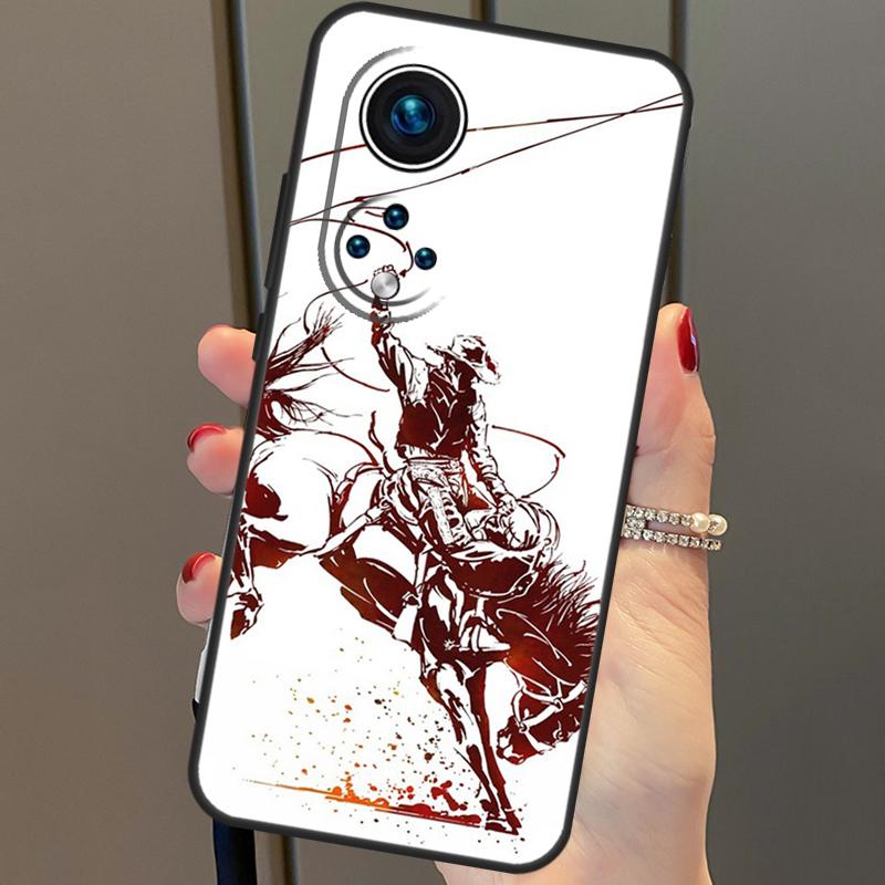 Extreme Sport Rodeo Cowboy Lasso Cover For Honor 90 70 50 Magic 6 Pro Magic 5 Lite Honor X6a X7a X8a X9a X8b X9b X8 X9 Case