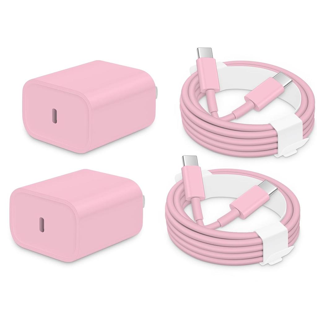 Xiaomi Charger Fast Charging 3 Pack USB C Charger Block with 6 FT Type C Cord Compatible For iPhone 15 16 17 Pro Max For iPad Pro