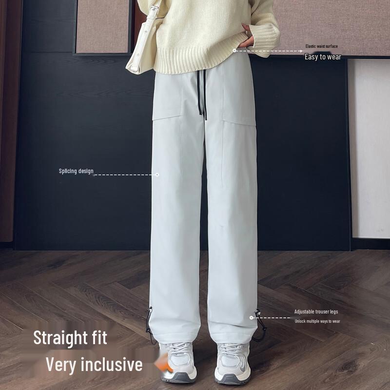 Xue Zhong Fei Unisex Water-Resistant Goose Down Cargo Pants