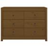 821767 vidaXL Sideboard Honey Brown 100x40x72 Cm Solid Pine Wood