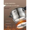 ASD 5.5L 304 Stainless Steel Explosion-Proof Pressure Cooker
