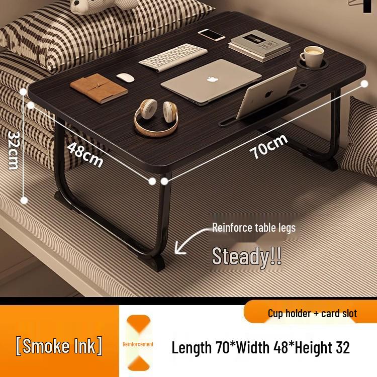 Foldable Bedside Laptop Table for Dormitory or Bay Window