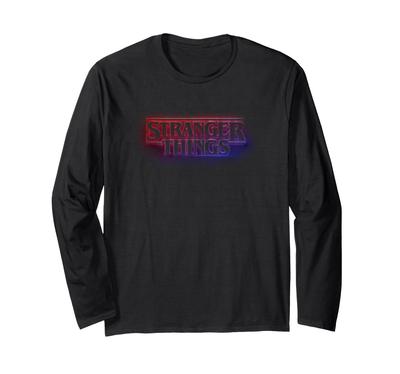 Stranger Things Red Blue Flame Glow Long Sleeve & T-Shirt