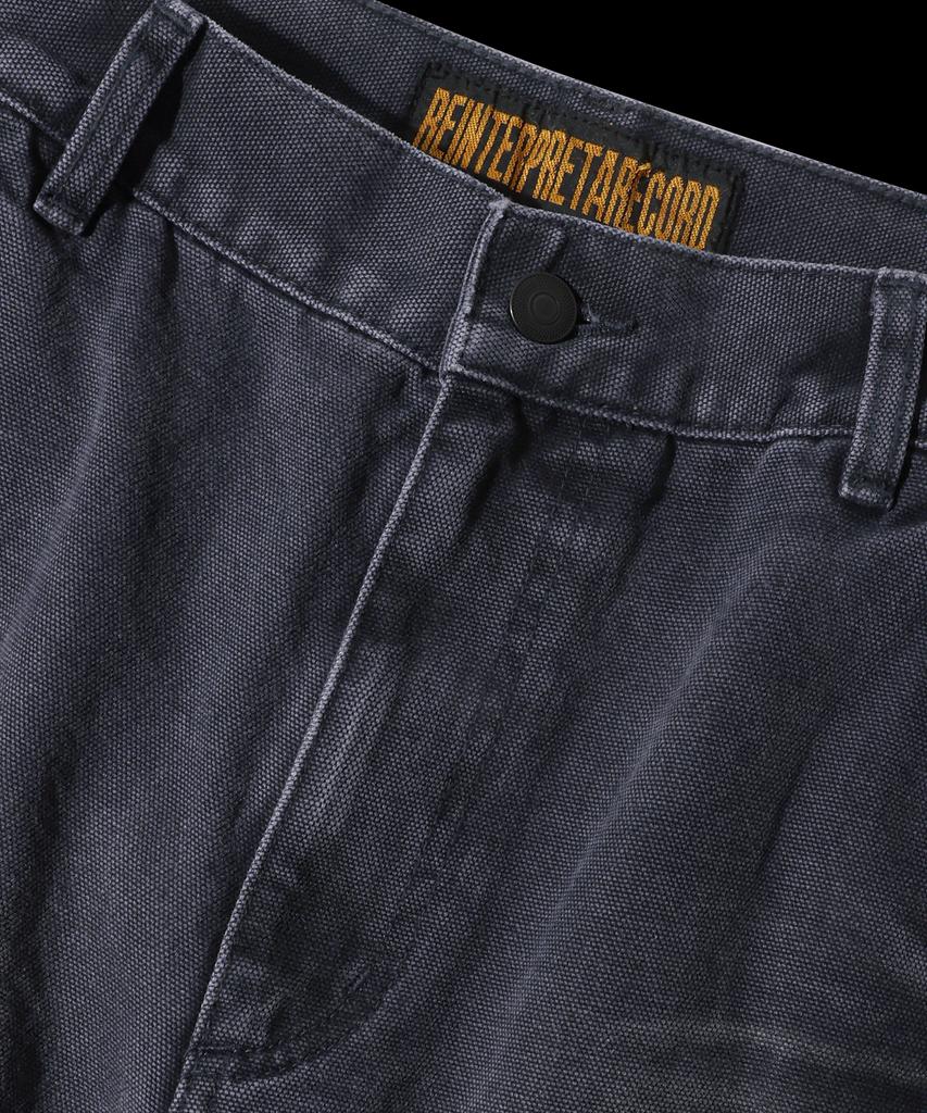 RAR Vintage Faded Double Knee Pants_Faded Black