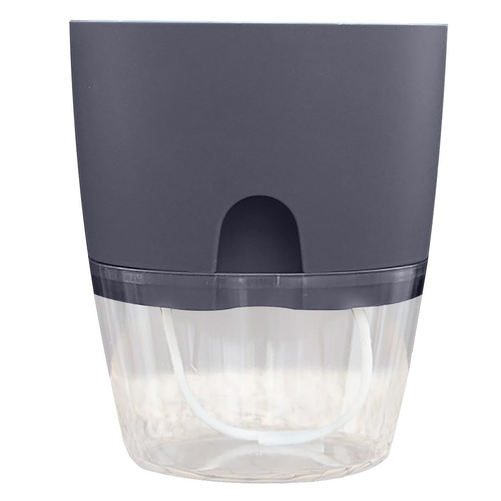 

Ледачий квітковий горщик Автоматичне водопоглинання Пластиковий горщик Зелена рослинна культура води