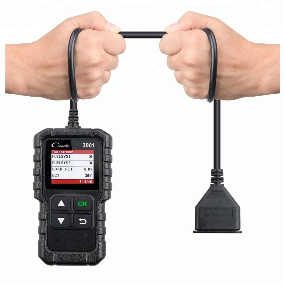 New Arrival LAUNCH Full OBDII/EOBD Code Reader Scanner Creader 3001 Auto Diagnostic Tool