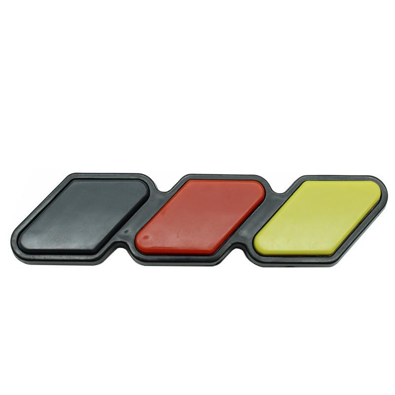 3-Color Grille Badge Decal Sticker Emblem Car Rear Trunk Emblem Badge Decal Accessories For Toyota RAV4 FJ Cruiser Tacoma TRD