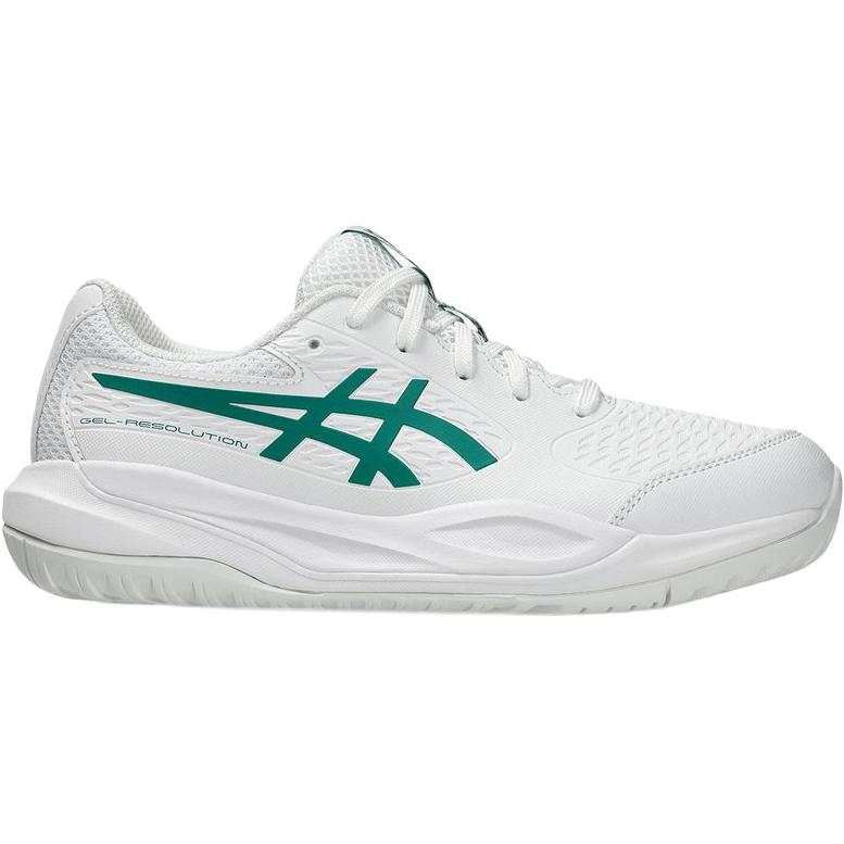 ASICS Gel Resolution X GS White Putch Green Kids Sneakers 1044A081-101