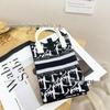 Cute Cartoon Dopamine Knit Crossbody Phone and Coin Bag