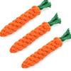 1Pcs Carrot Dog  Rope Pet Dog Toys Safe    Dog Chew Toys Resistant Puppy Molar Cleaning Teeth Cotton Rope