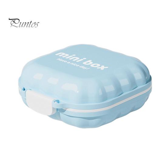 Travel Medication Box Portable Pill Box, with 7 Compartments, Moisture-Proof Dust-Proof Macaron Medicine Organizer, for Daily Use And Elderly Colorful