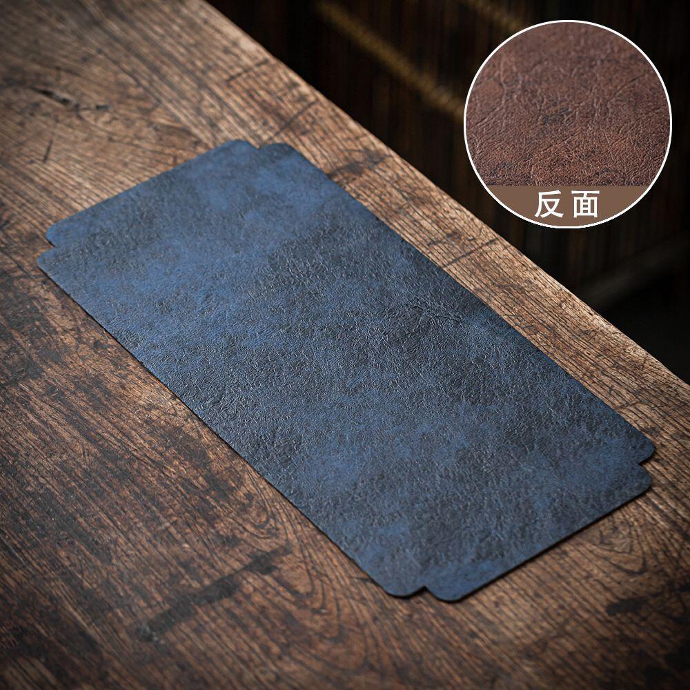 

Imitation Leather Chinese Retro Waterproof Small Tea Ceremony Tea Tray Master Mat Point Tea Mat Chinese Dry Pour Napkins