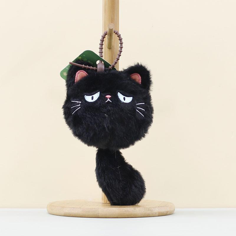 Cat Plushie Mini Keychain With Pp Cotton Stuffing For Bag Keychains Accessories