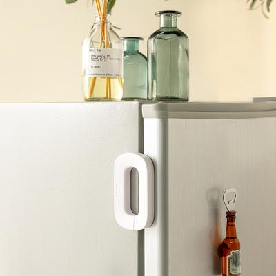 Système de loquets de verrouillage adhésifs pour réfrigérateur domestique Verrous de porte de réfrigérateur et congélateur Sécurité enfants Bébé Verrou d'armoire enfant