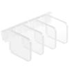 Multifunctional Clip-On Refrigerator Shelf Divider with Separated Compartments