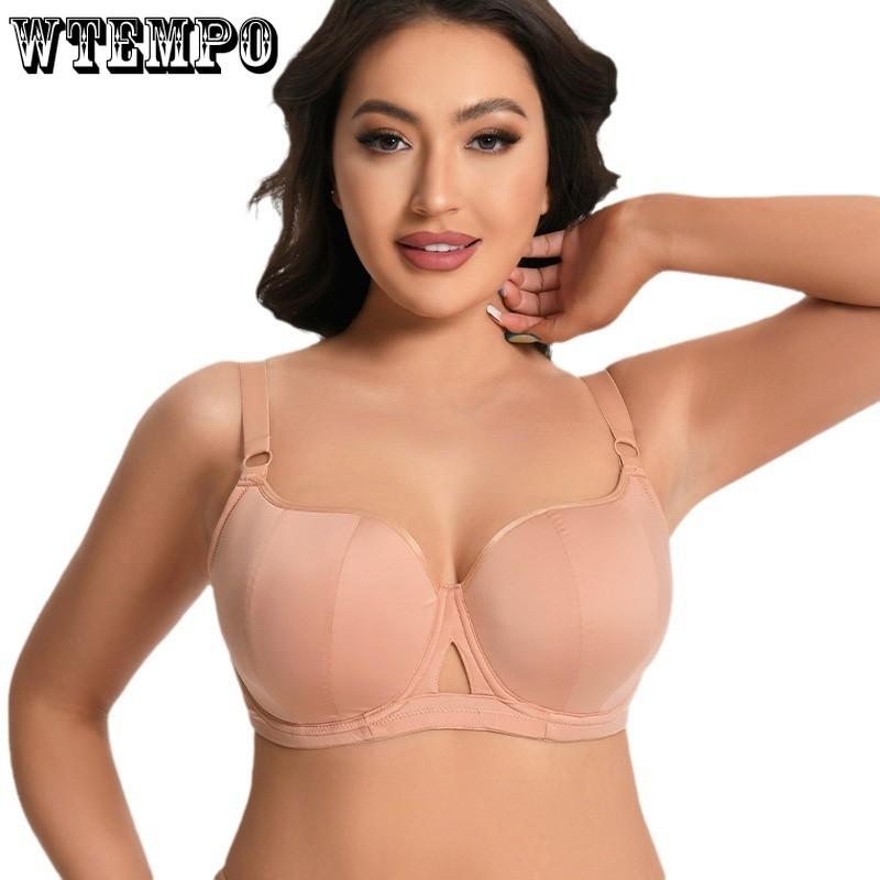 

Large Size Bra for Women Anti Sagging Gathering Bra Breathable Large Cup Size Sexy Bra 34/75D чорний