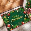 Christmas Welcome Doormat Indoor Outdoor Dirt-Resistant Entrance Doormat Bedroom Living Room Sofa Decorative Floor Mat